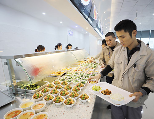 员工吃住行，公司大关怀丨易高家居下塘基地新食堂正式启用！